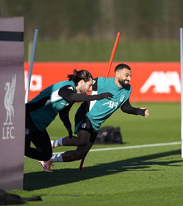 سرعة محمد صلاح في التدريبات