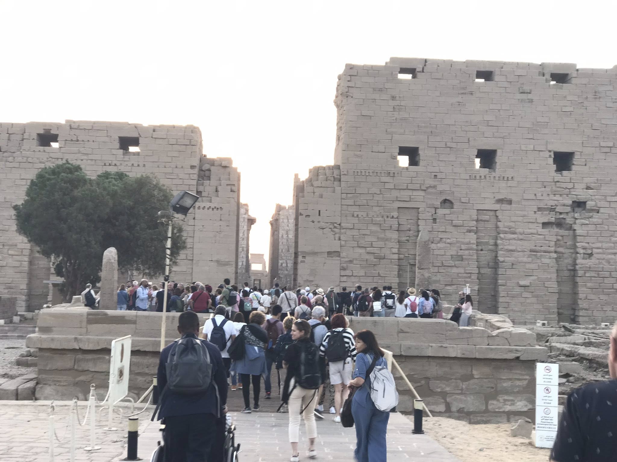 معابد الأقصر تسجل ارتفاع في زيارات سياح العالم مع نسمات الشتاء الصباحية معابد الأقصر تسجل ارتفاع في زيارات سياح العالم مع نسمات الشتاء الصباحية