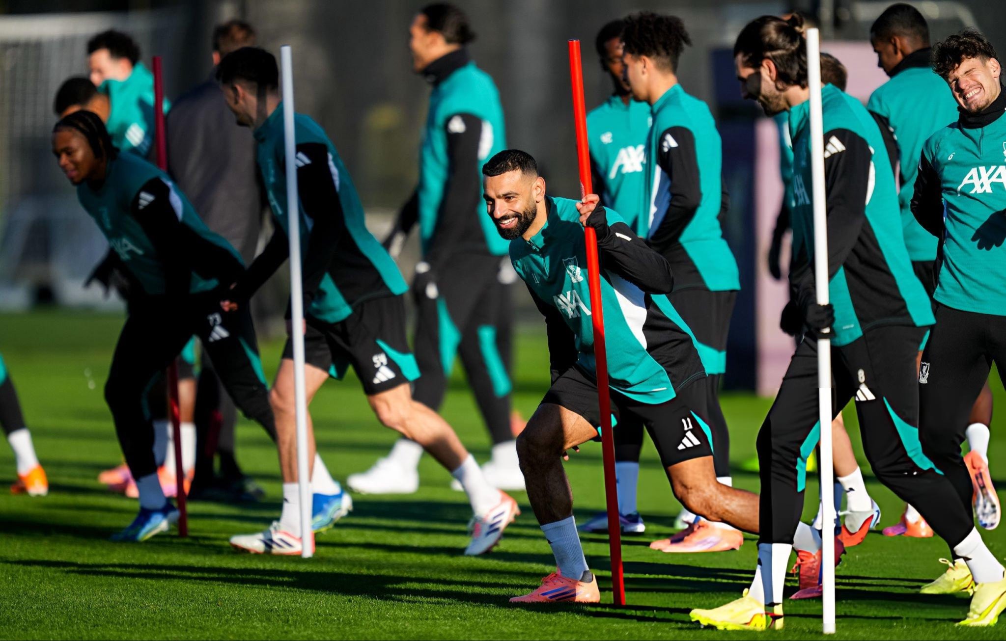 تركيز وندية في التدريبات