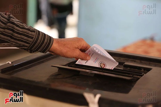 إقبال كثيف علي لجان البساتين في اليوم الثاني لانتخابات مجلس النواب (20)