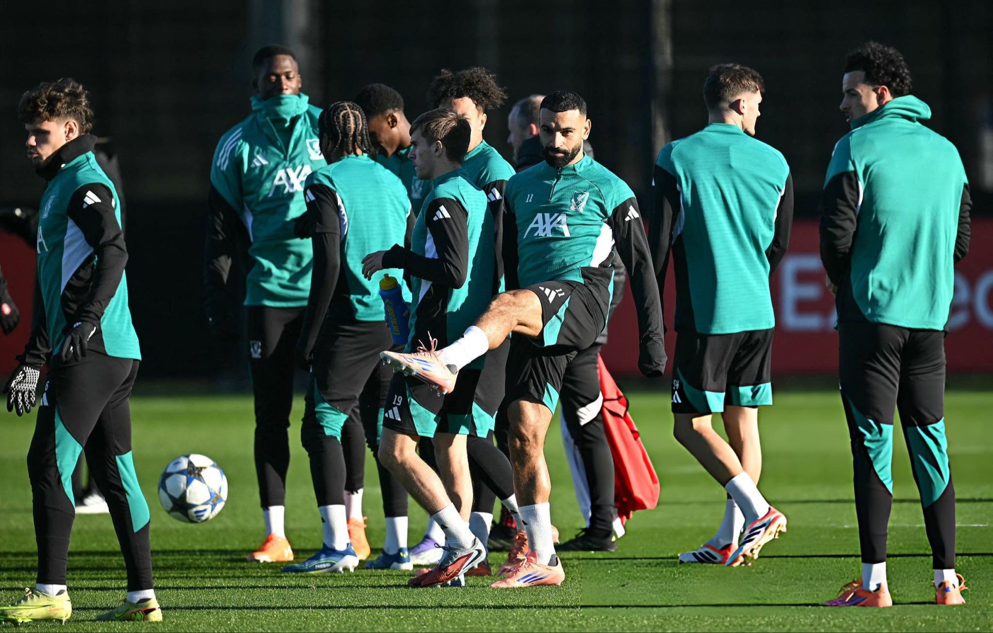 صلاح فى حالة تركيز