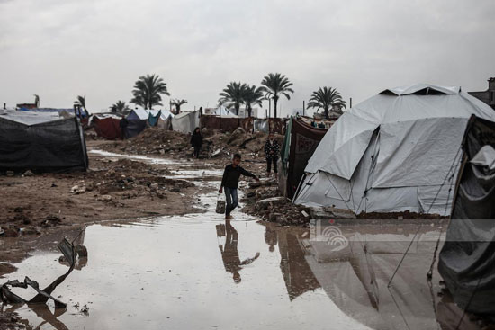 تراكم مياه الأمطار