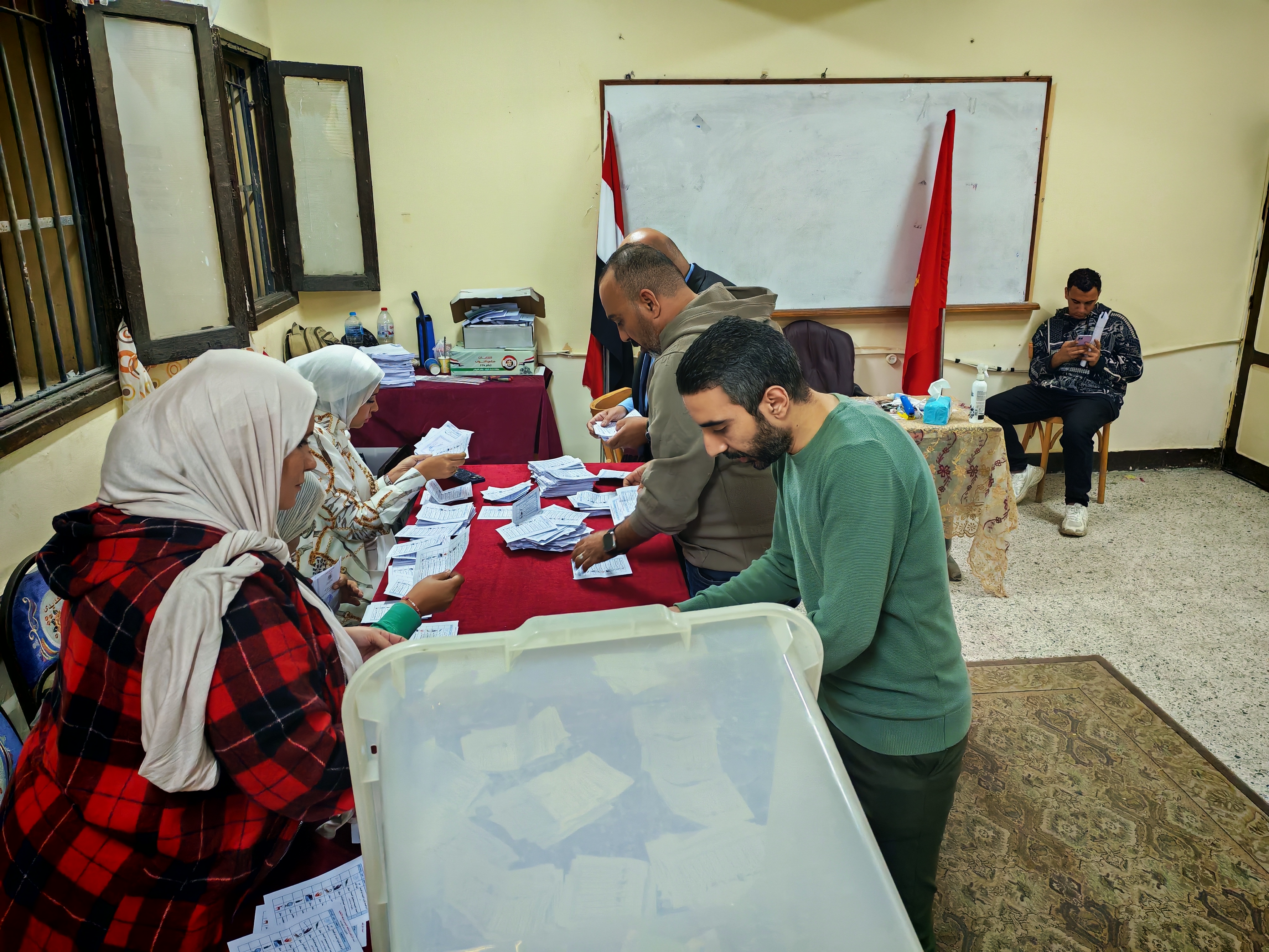 الفرز في اللجنة