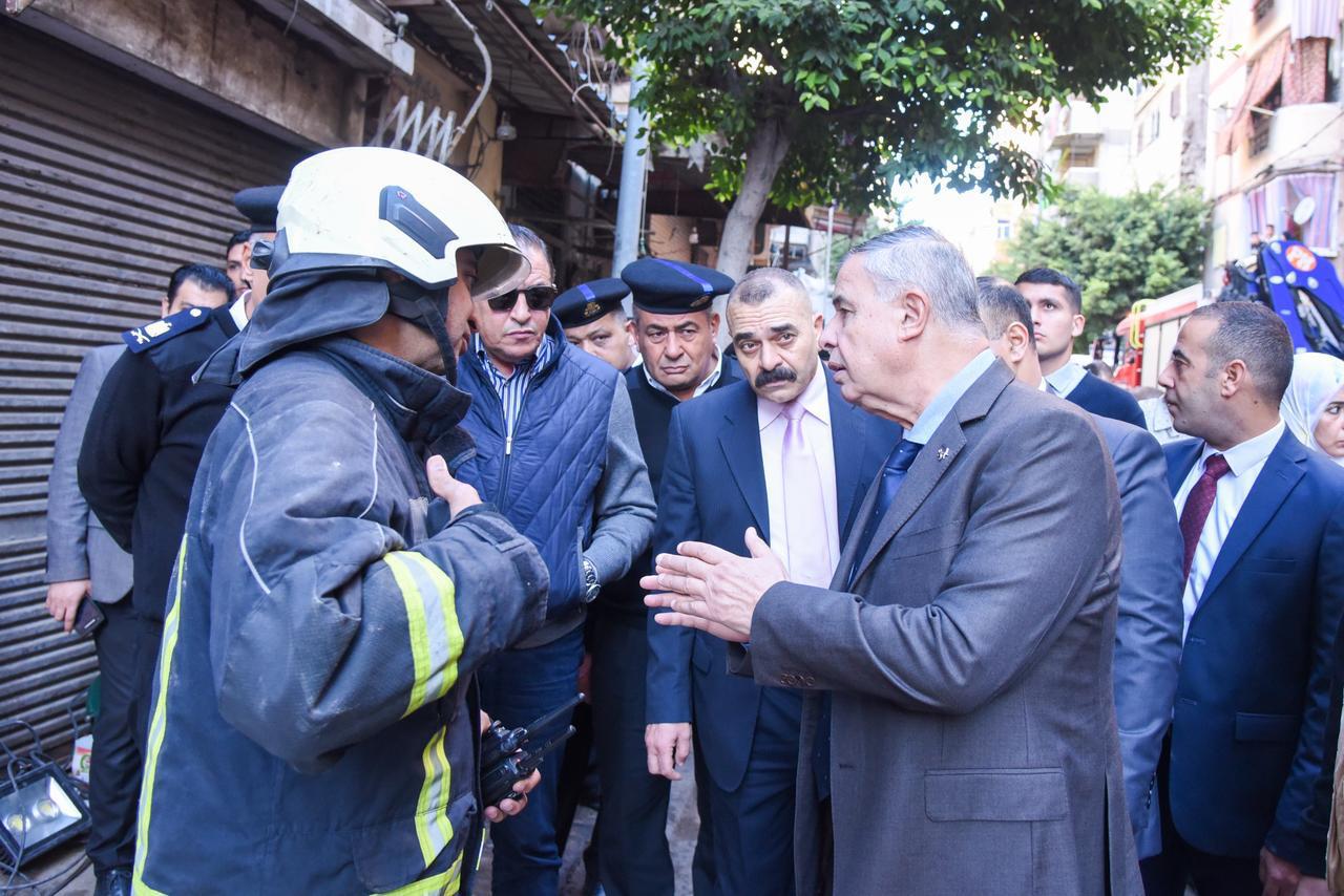 محافظ الإسكندرية يتابع عقار كرموز