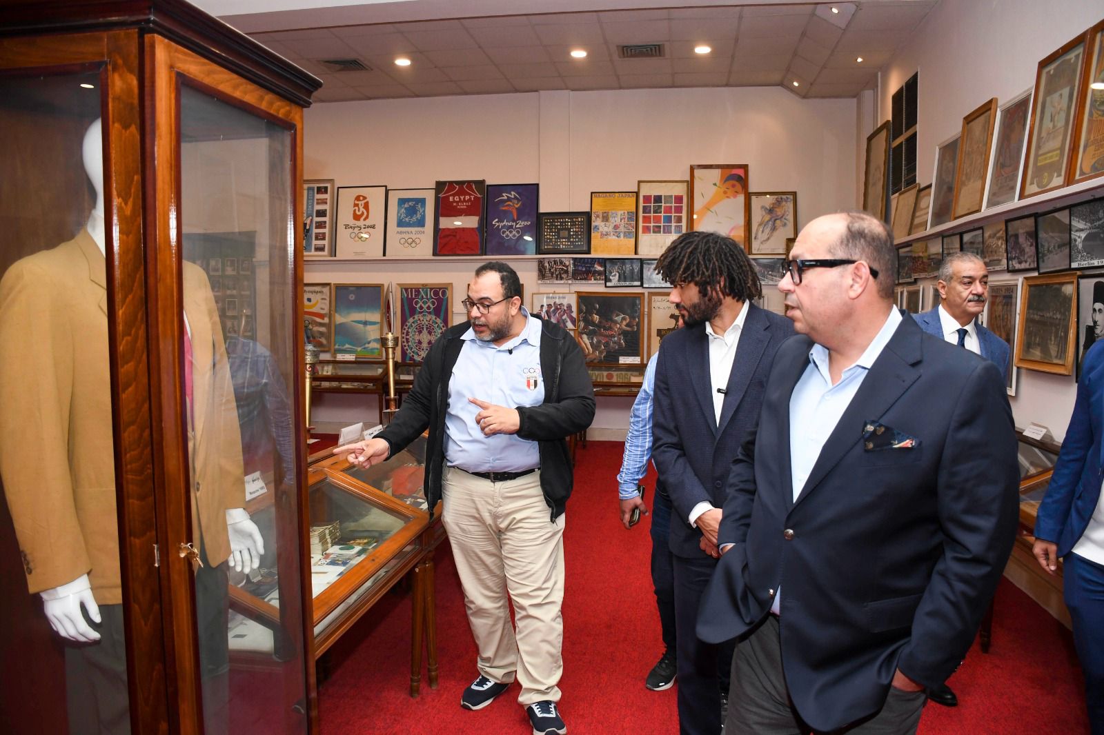 النني في متحف الللجنة الأوليمبية