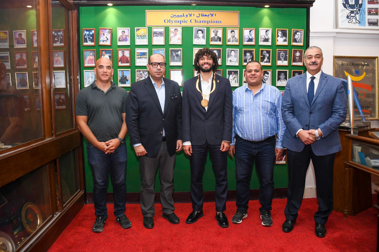 ياسر إداريس والنني والحضور في اللجنة الأوليمبية