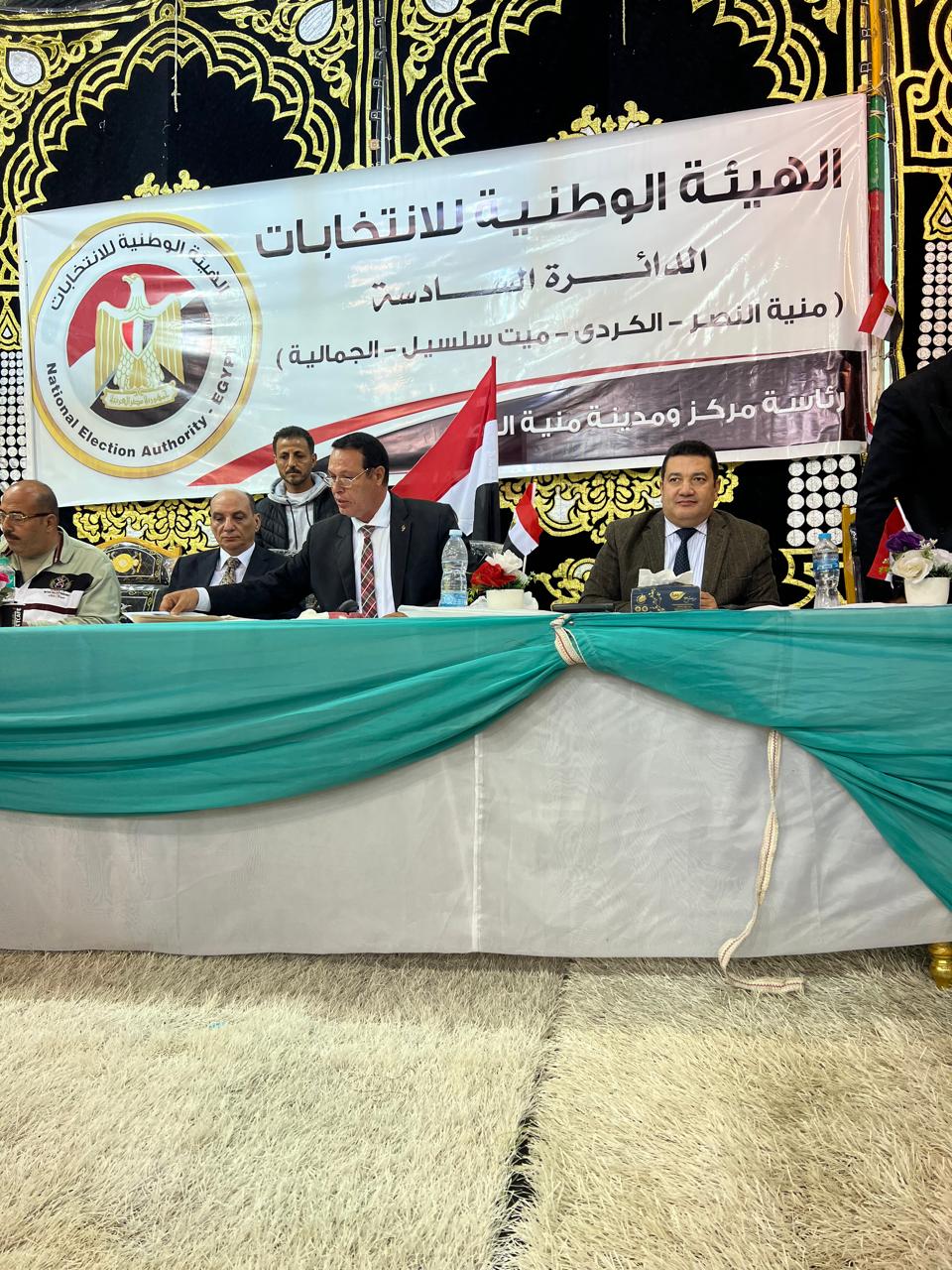 المستشار محمود سالم يعلن نتائج التصويت بالدائرة السادسة