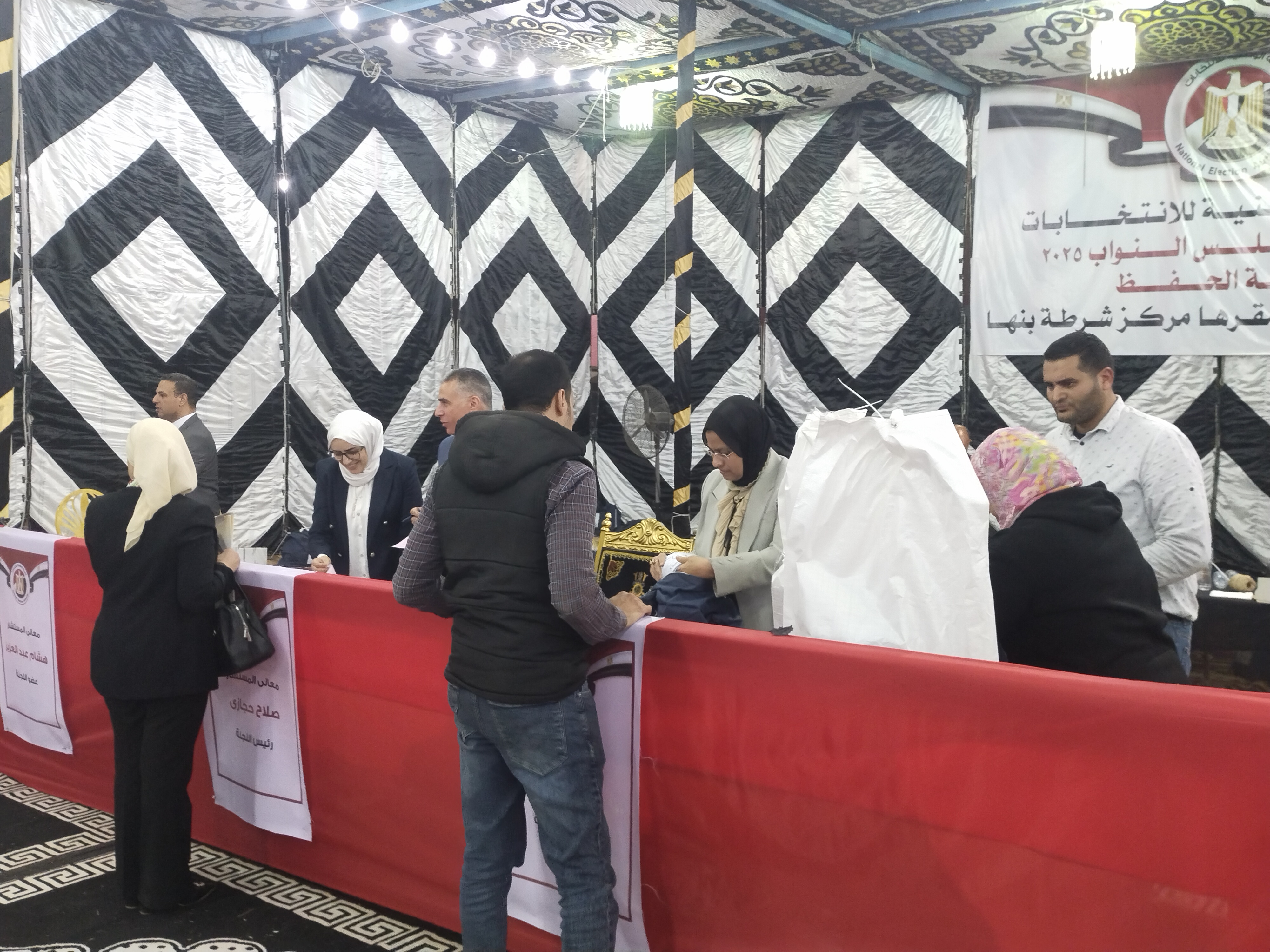 استمرار أعمال الحصر العددي باللجنة العامة ببنها وكفر شكر  (4)