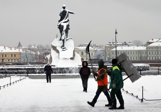 الثلوج فى روسيا (2)