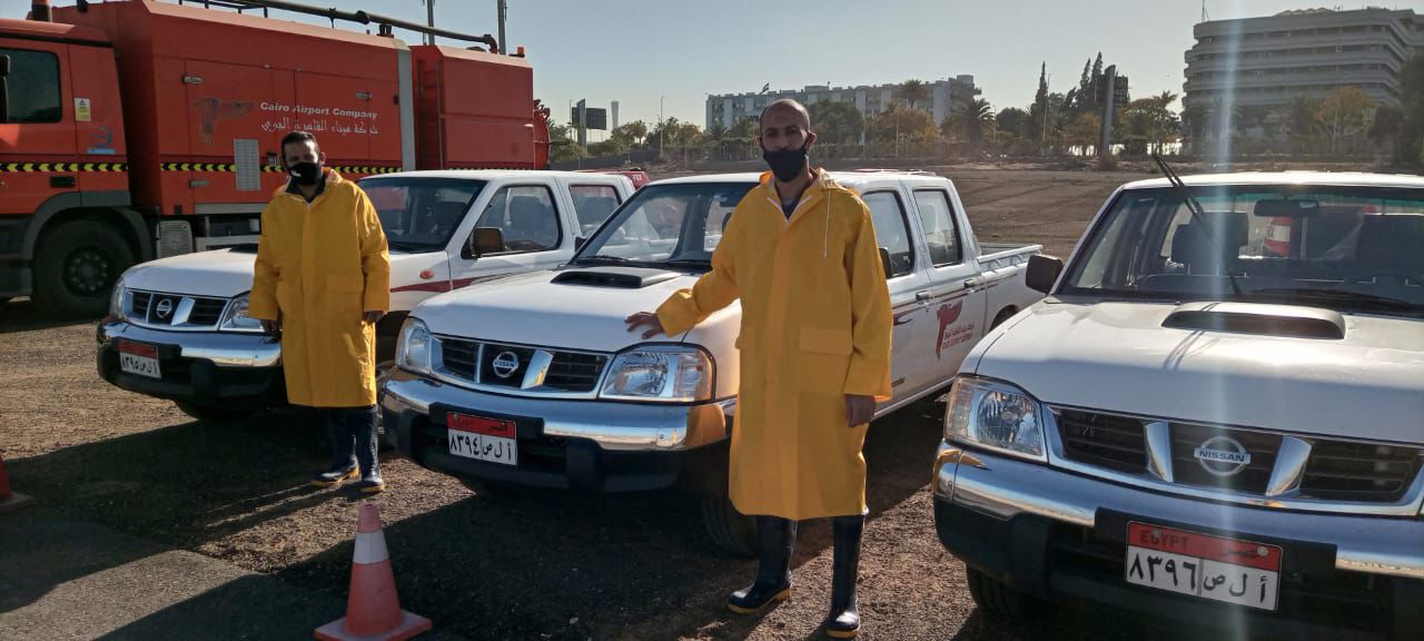 استعدادات بمطار القاهرة لموسم الشتاء (7)