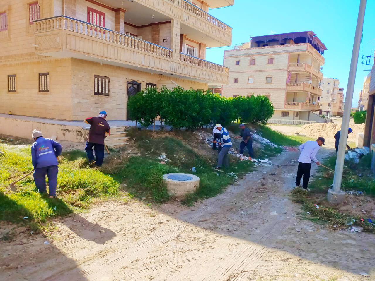 إزالة المخلفات بمصيف بلطيم إزالة المخلفات بمصيف بلطيم