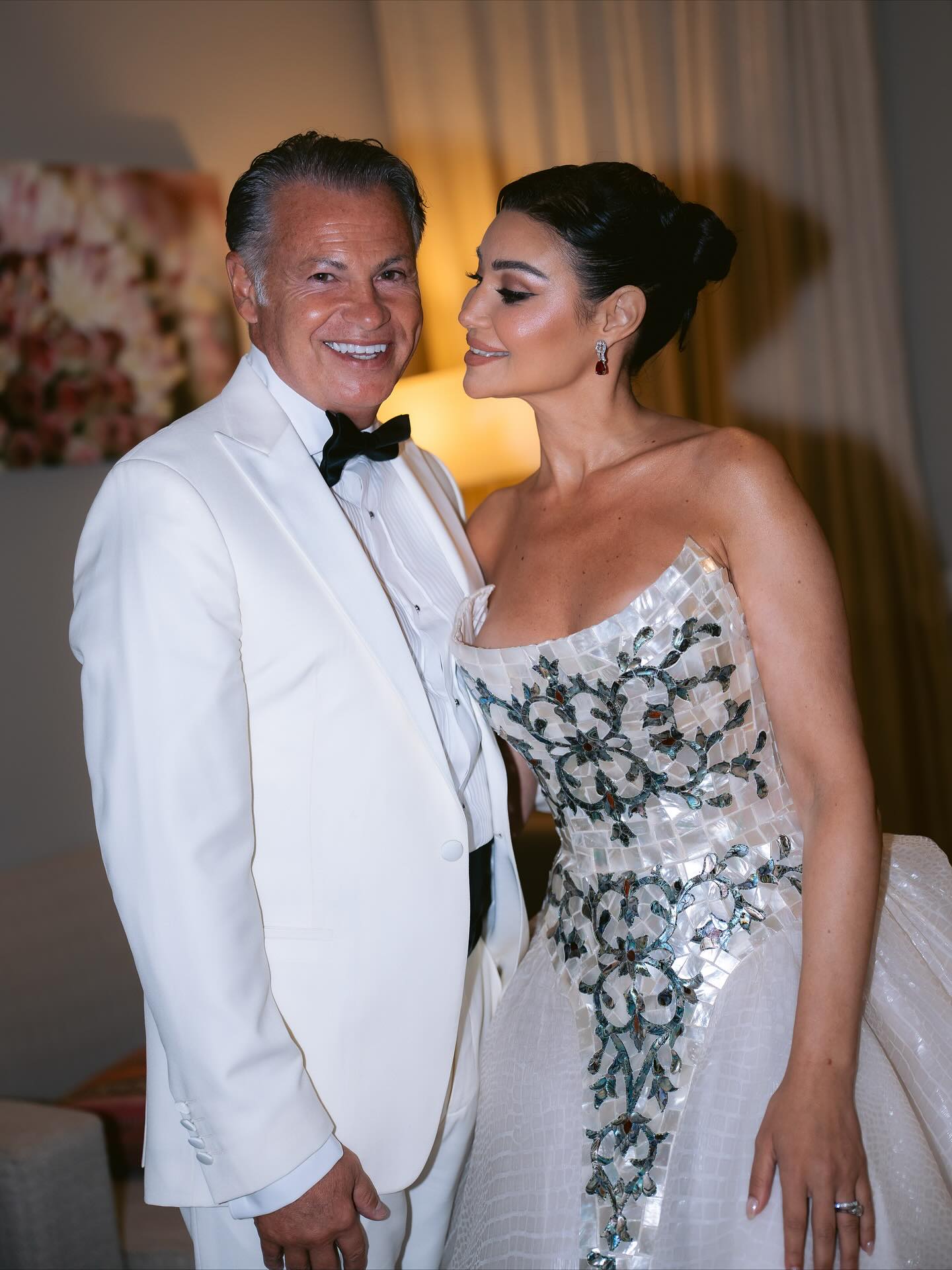 الفنانة اروي جودة وزوجها