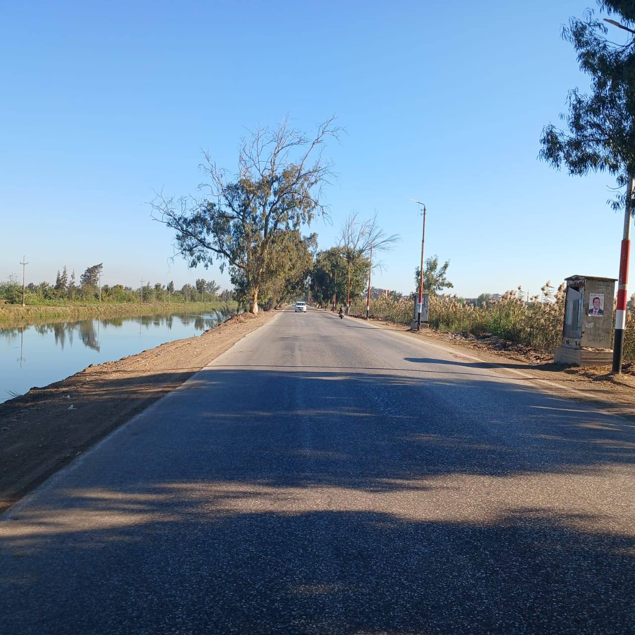 رفع كفاءة طريق كفر الشيخ إسحاقه