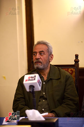 الفنان صبري فواز  ندوه في مهرجان الفيوم الدولي لأفلام البيئة والفنون المعاصرة  (3)