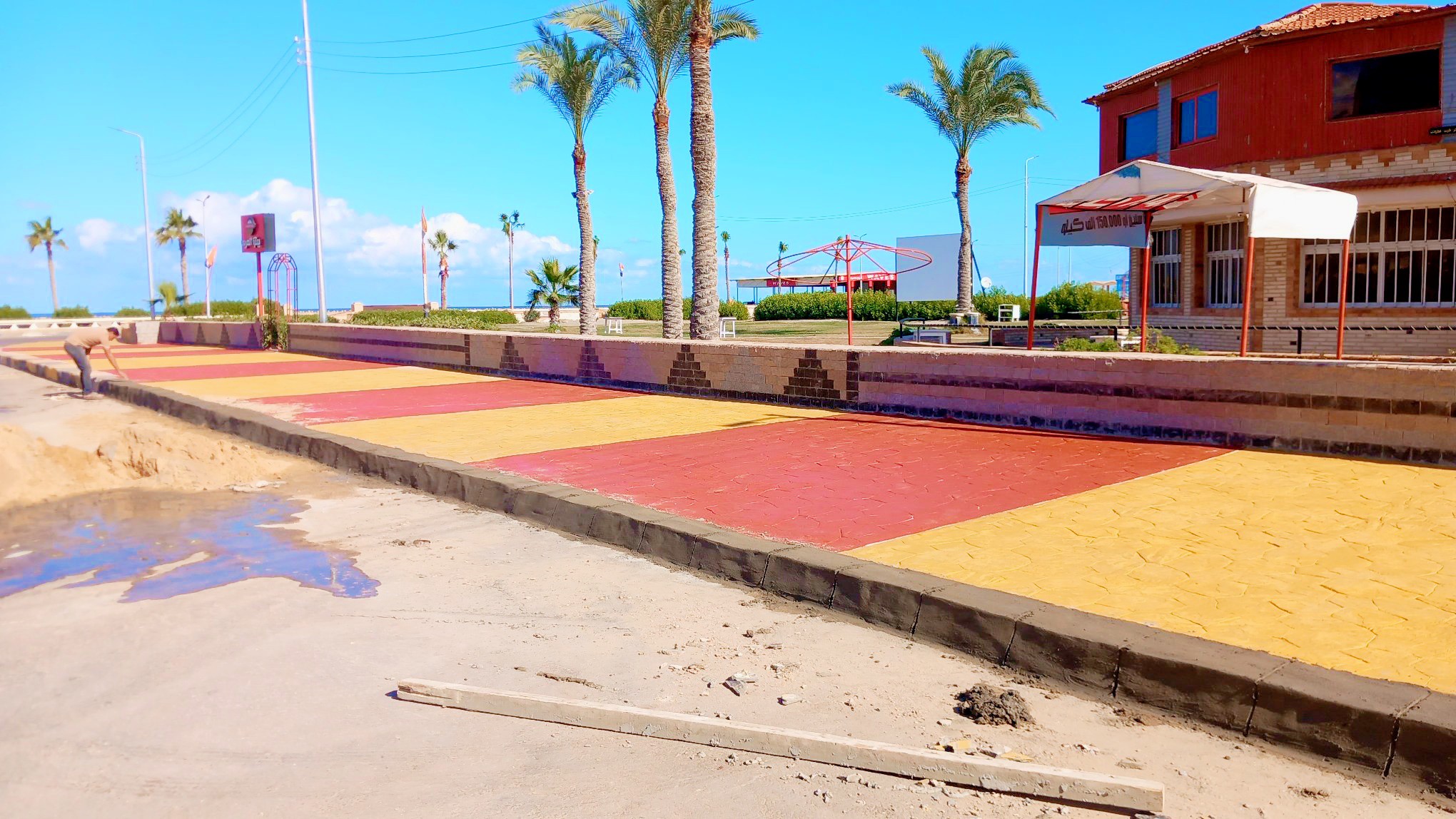 تتجدبد دهانات الخرسانة المطبوعة بمصيف بلطيم تتجدبد دهانات الخرسانة المطبوعة بمصيف بلطيم