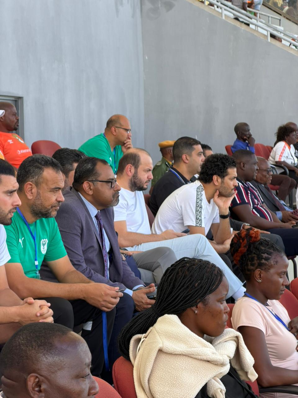 بعثة فريق بيراميدز فى مباراة المصرى