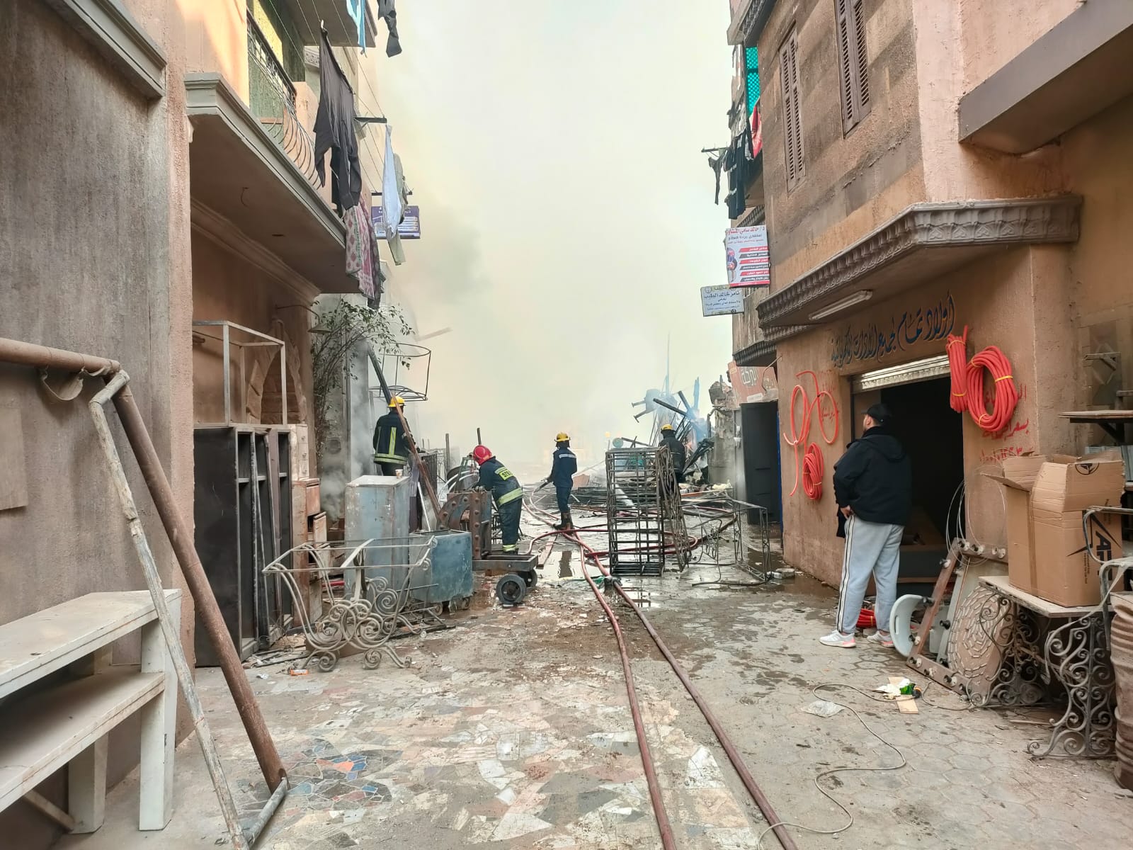 السيطرة على حريق ستوديو مصر