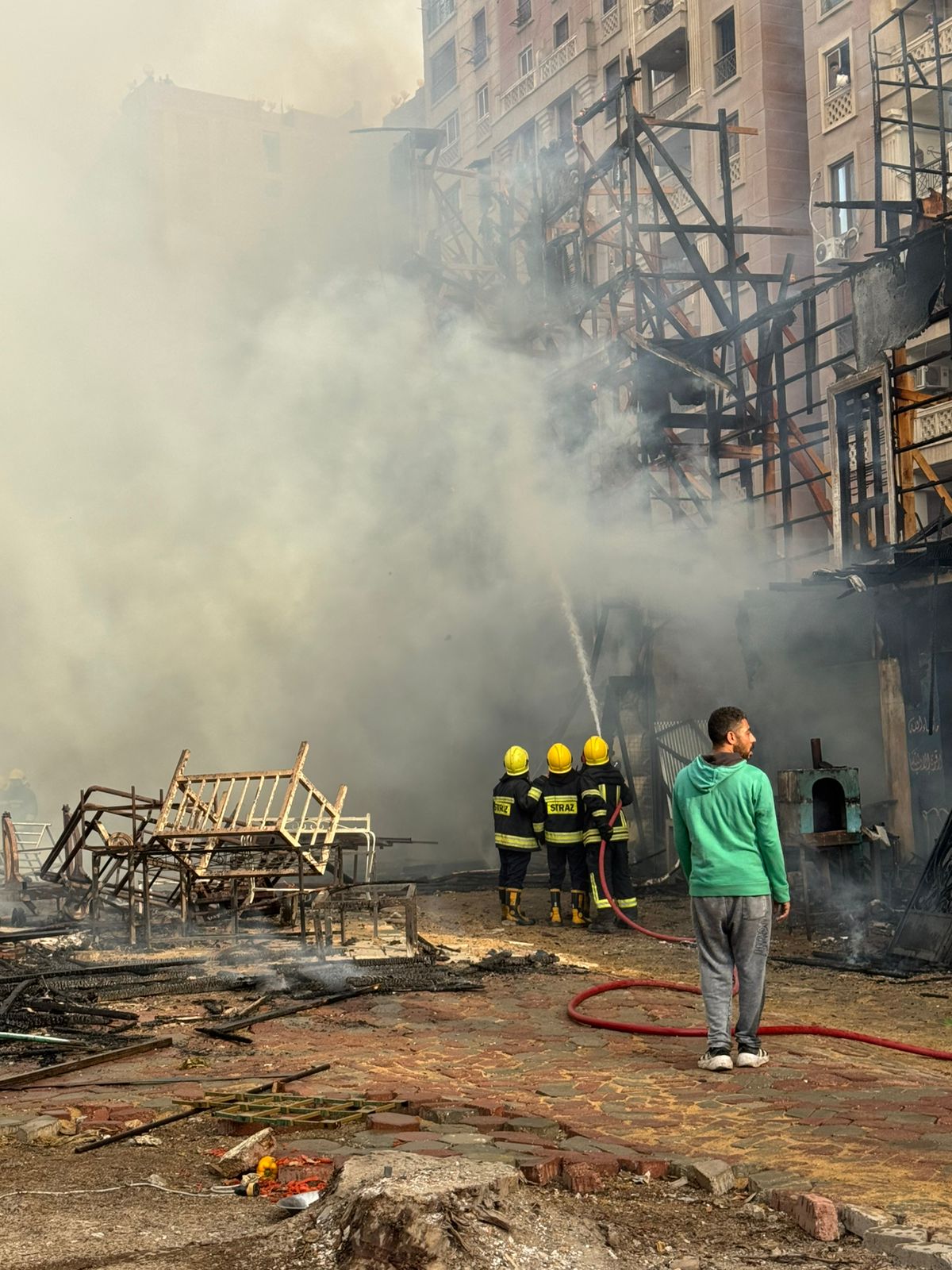 السيطرة على الحريق السيطرة على الحريق