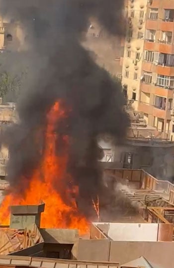 حريق ضخم يلتهم ستوديو مصر بالمريوطية (5)