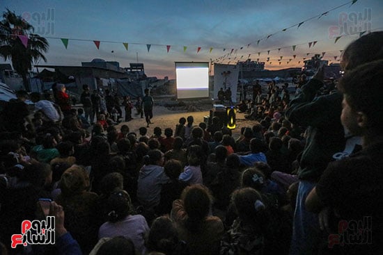 سينما فى شوارع غزة سينما فى شوارع غزة