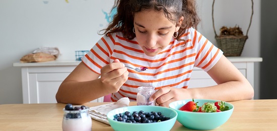 الطعام الصحي في فترة البلوغ