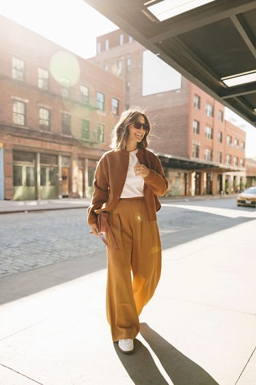 ستايل البنطلون الواسع