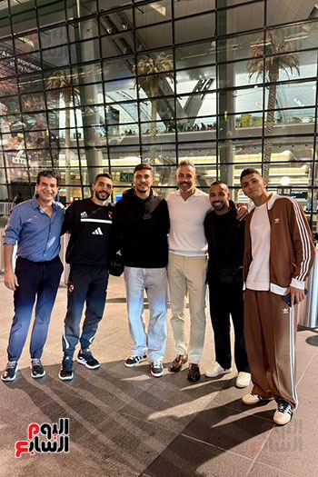 رباعي الاهلي يصل قطر