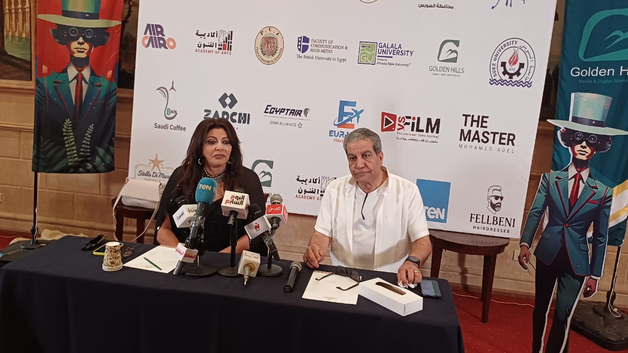 هالة صدفى فى ندوتها بمهرجان VS - FILM