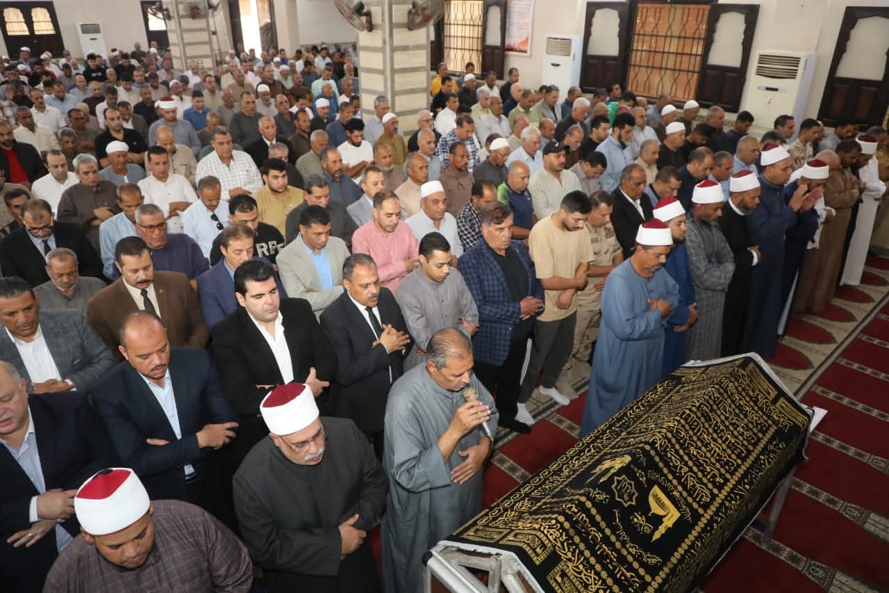 جنازة رئيس مدينة ديرب نجم