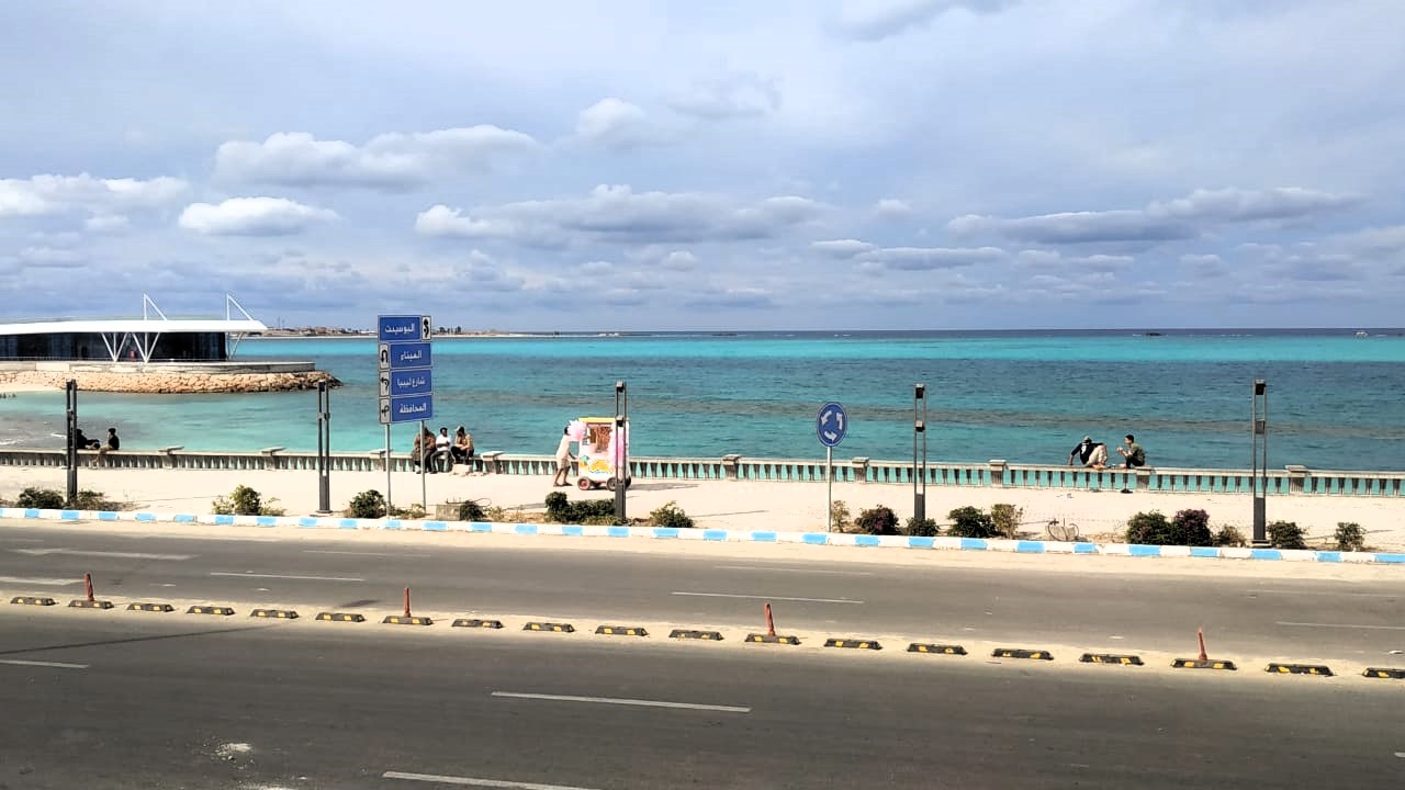 اجواء مميزة على كورنيش مطروح