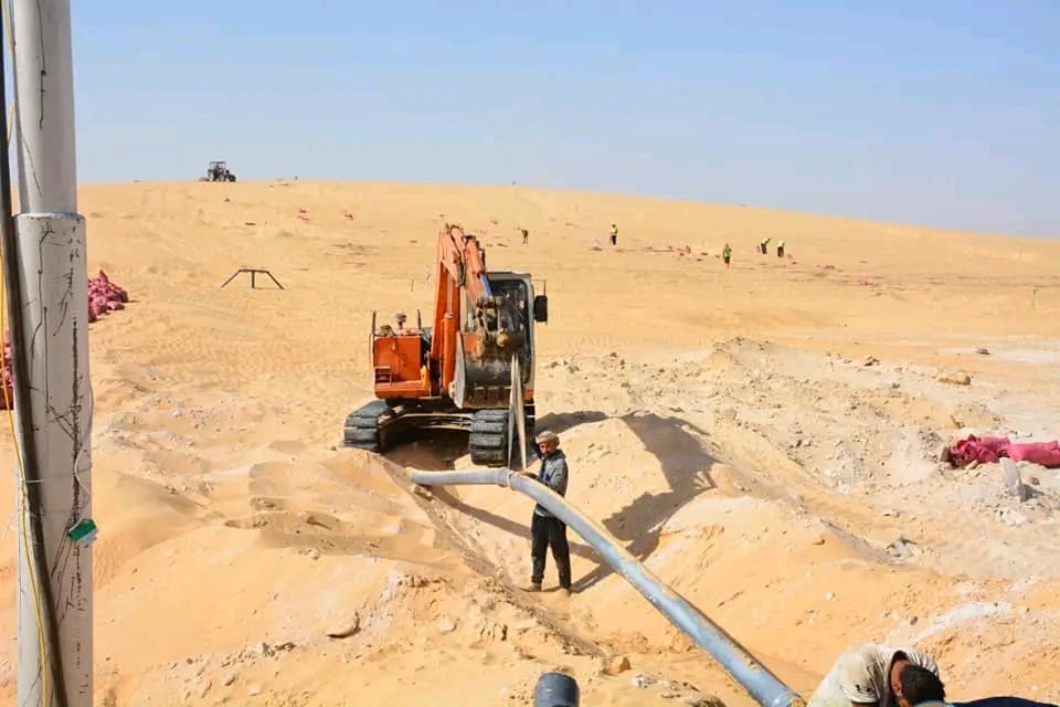 الوادى الجديد تحيل رمال الكثبان المتحركة إلى مروج خضراء ومزارع منتجة (13)