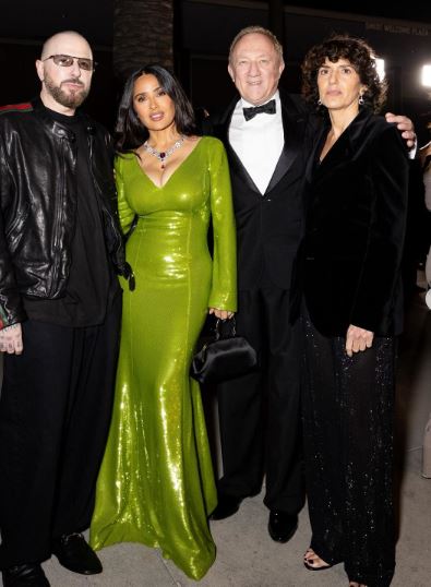 سلمي حايك برفقة الحضور