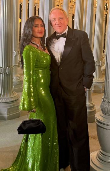 سلمي حايك برفقة زوجها