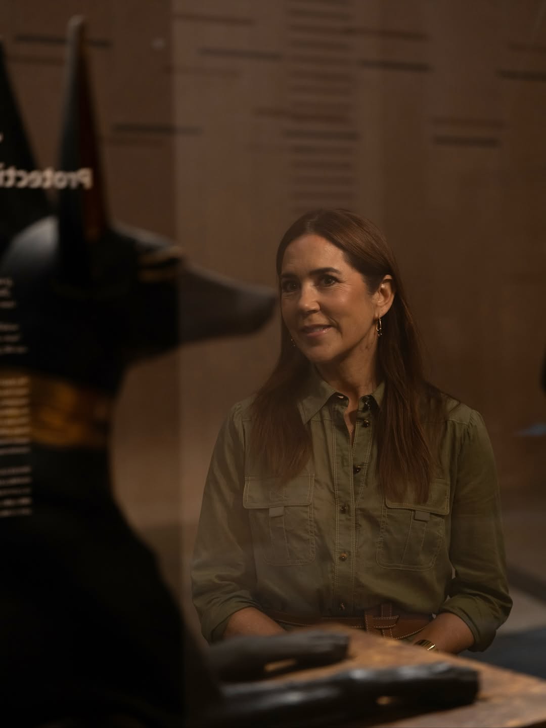 لملكة مارى لجولتها فى الأهرامات والمتحف المصرى الكبير (6)