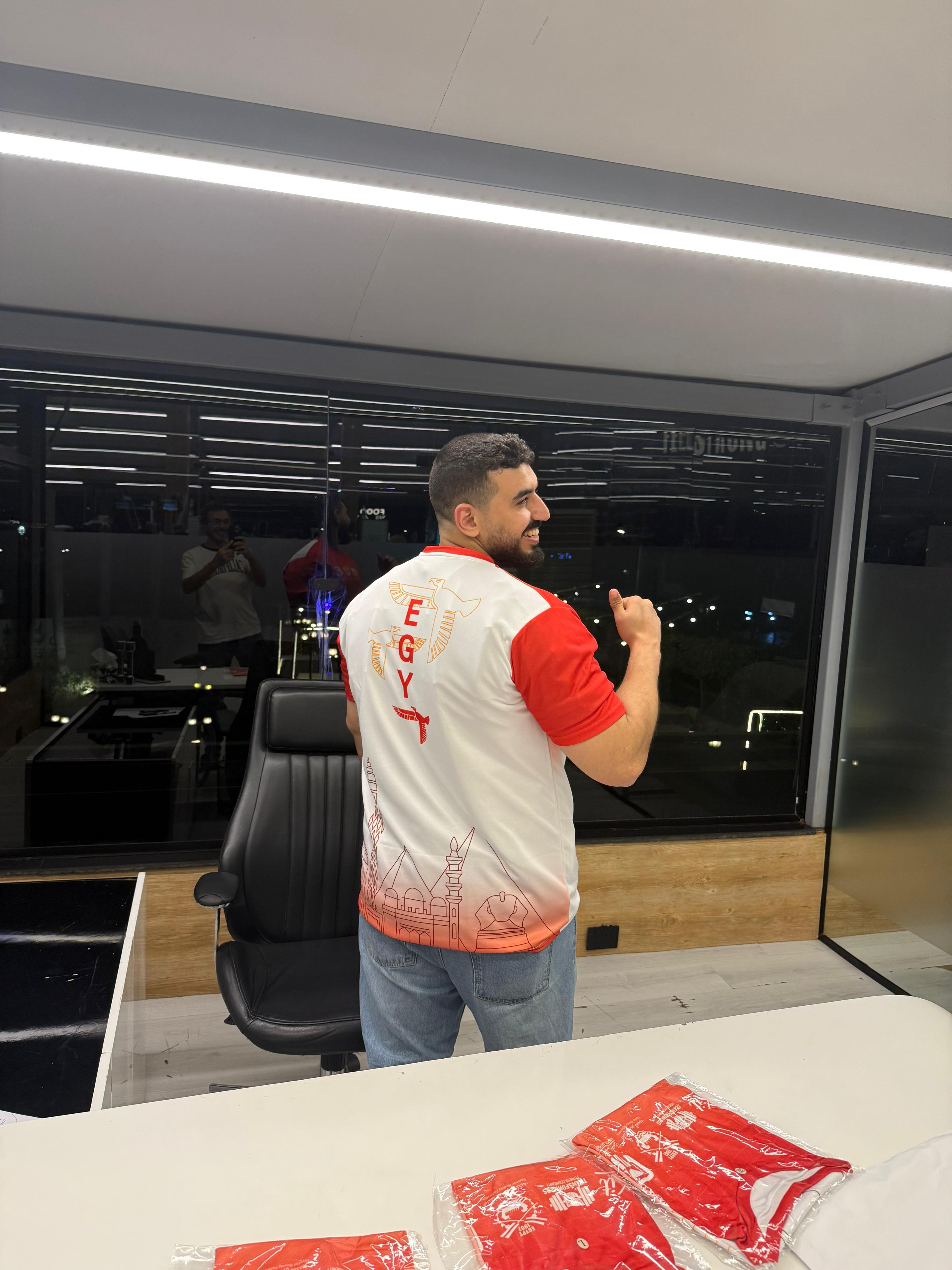 القميص الجديد لمنتخب التجديف