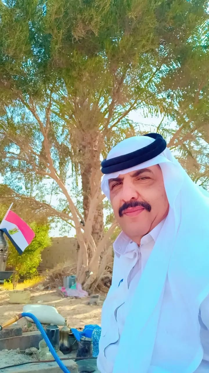 الشيخ فريح سالم شيخ قبيلة الحويطات بجنوب سيناء