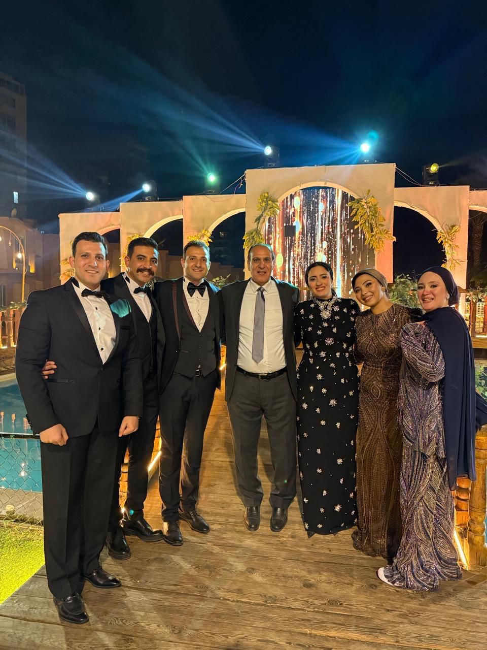اللواء طلعت العسقلاني يحتفل بزفاف نجله محمد وسط حضور أسرته وقيادات أمنية (5)