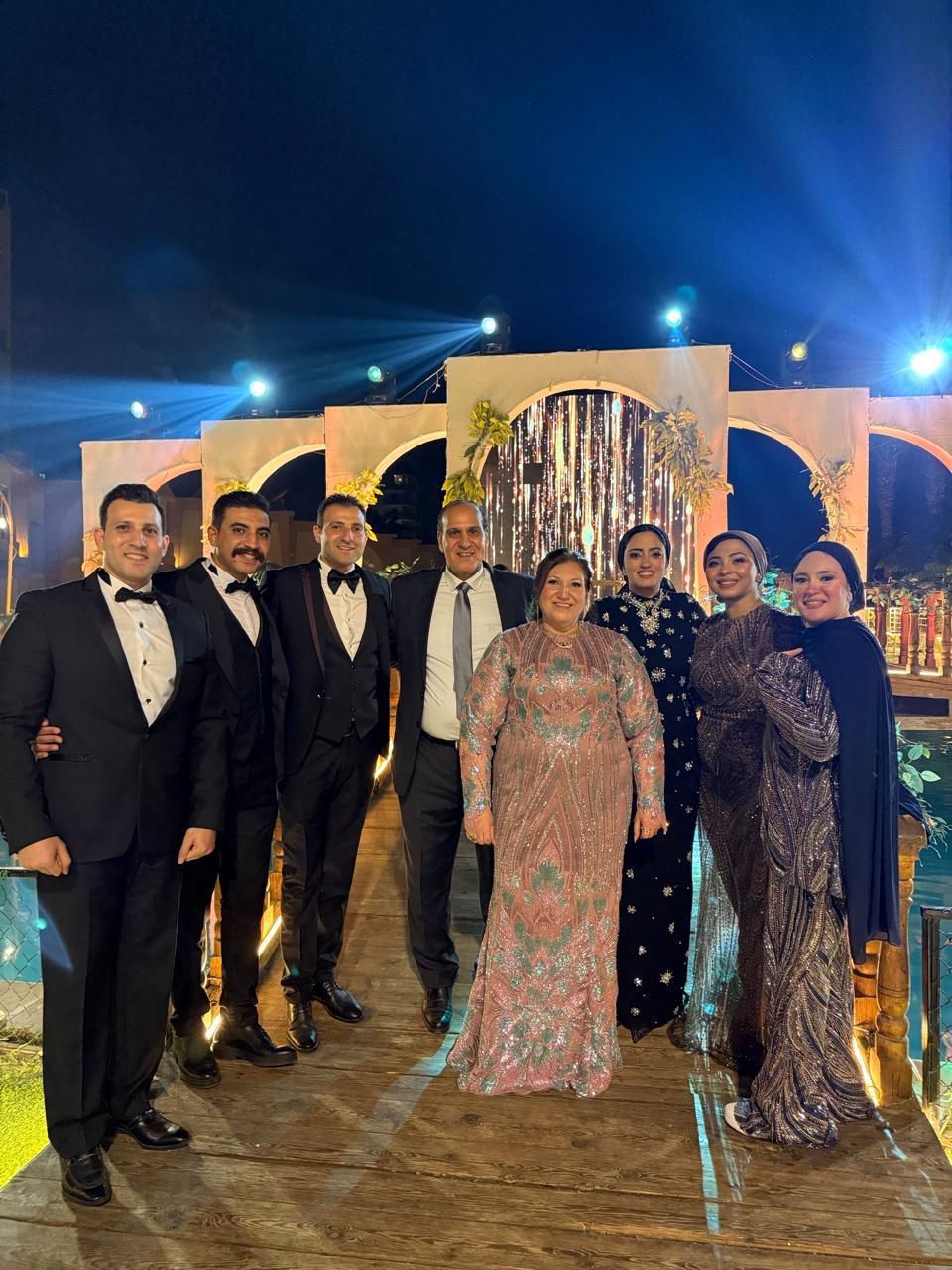 اللواء طلعت العسقلاني يحتفل بزفاف نجله محمد وسط حضور أسرته وقيادات أمنية (9)