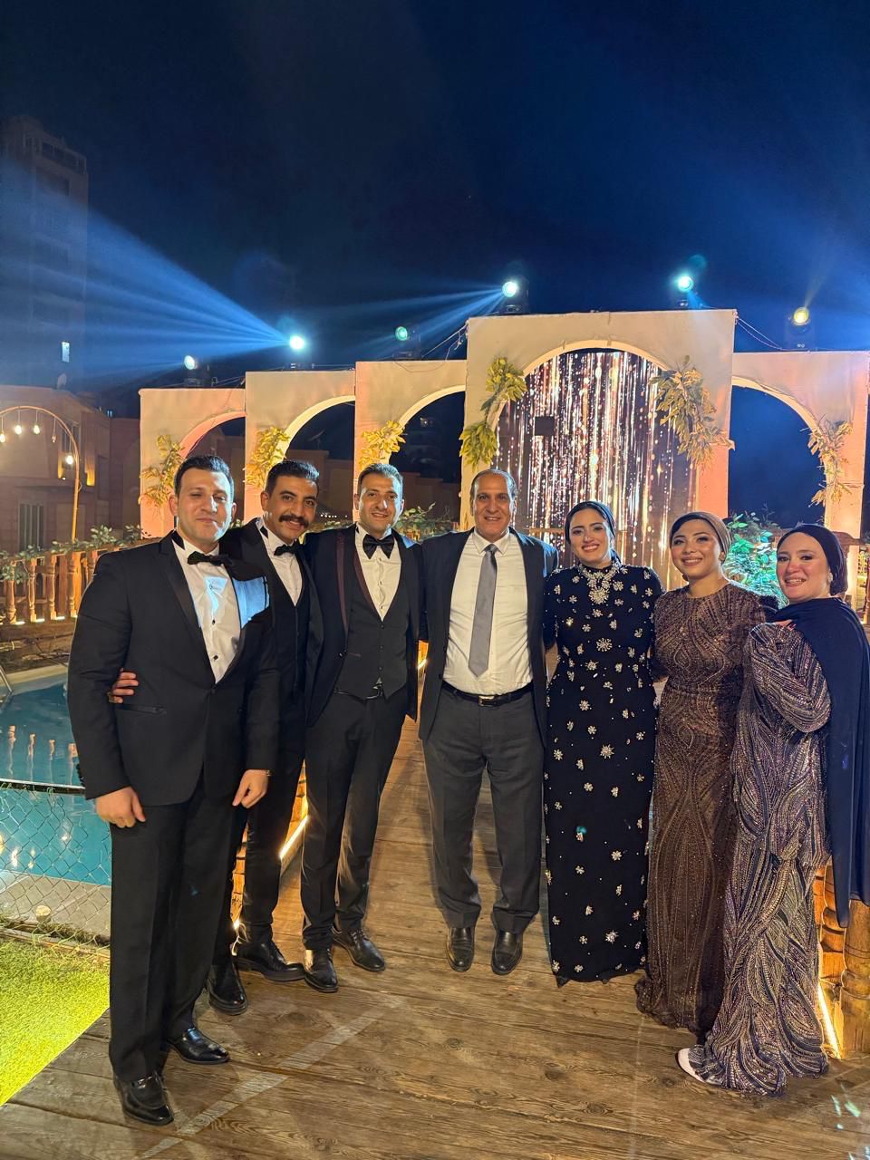 اللواء طلعت العسقلاني يحتفل بزفاف نجله محمد وسط حضور أسرته وقيادات أمنية (4)
