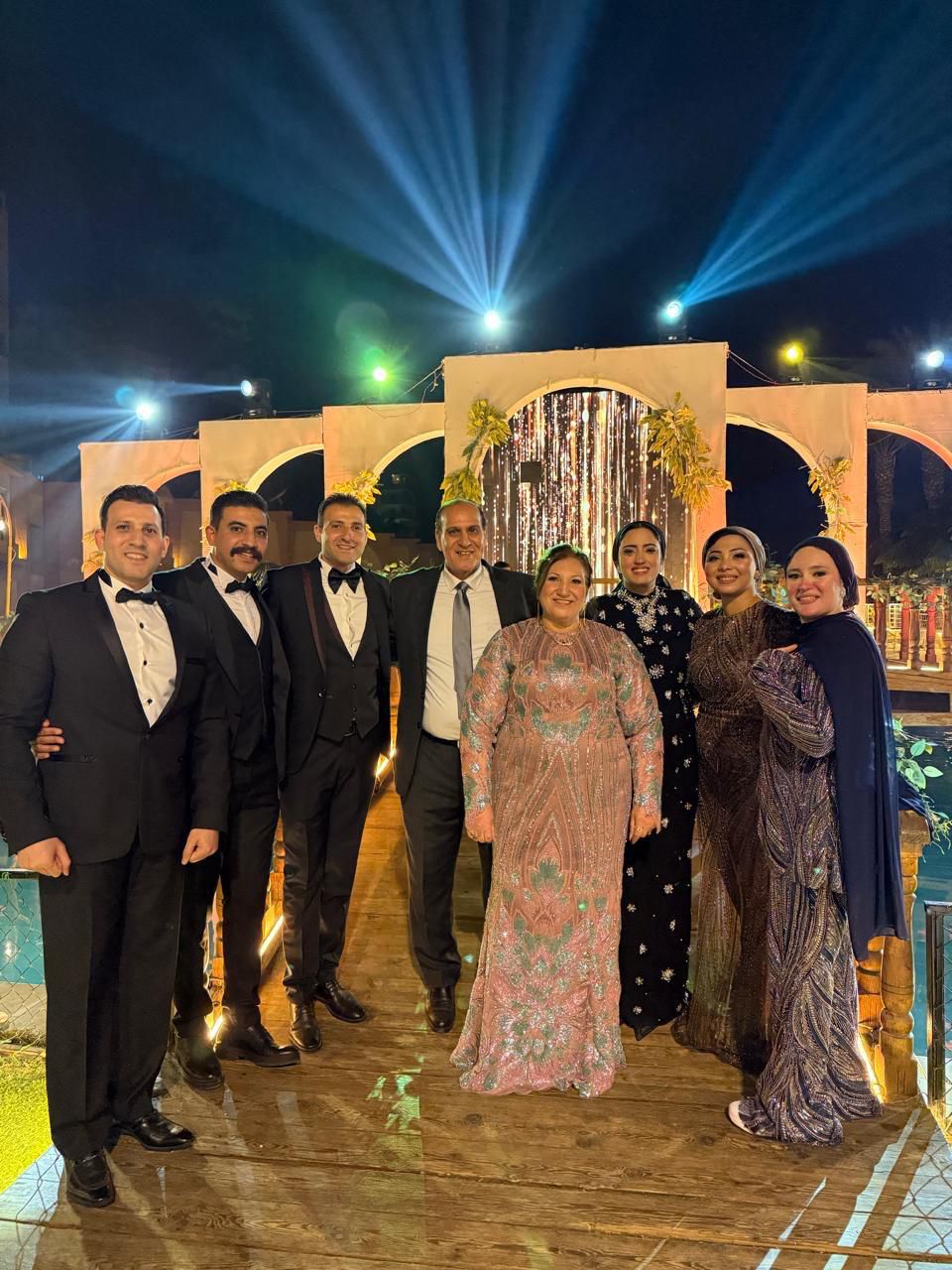 اللواء طلعت العسقلاني يحتفل بزفاف نجله محمد وسط حضور أسرته وقيادات أمنية (7)