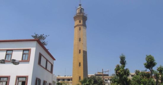 صورة الفنار القديم بمحافظة بورسعيد