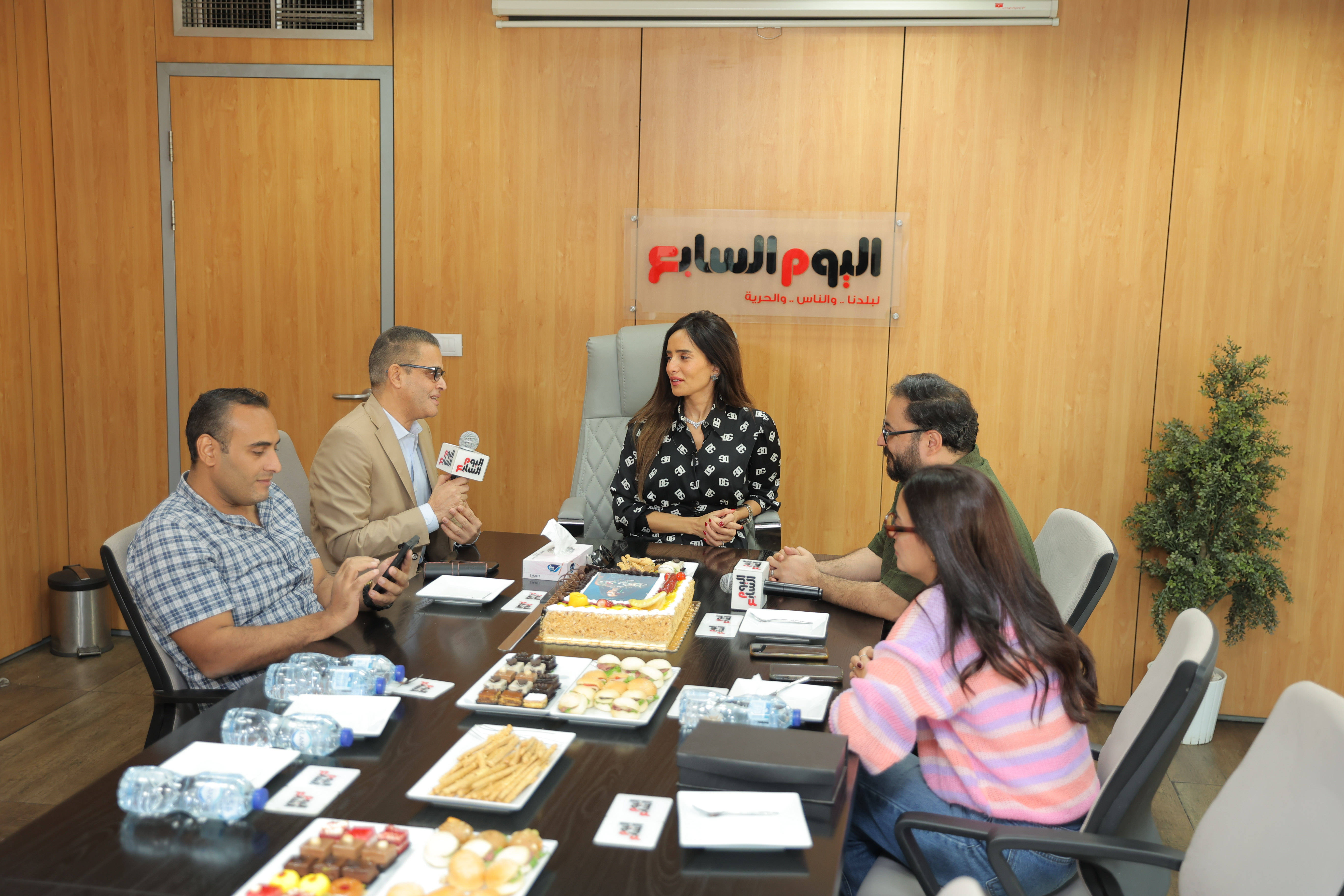 جانب من ندوة زينة فى اليوم السابع