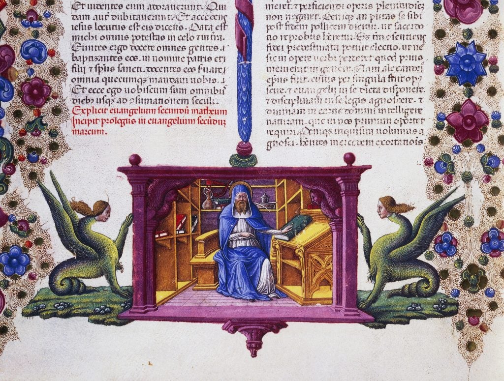 موناليزا المخطوطات المزخرفة