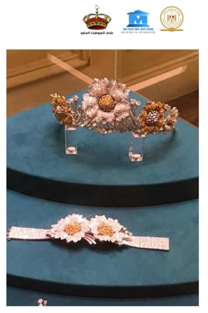 مصنوع من الذهب ومرصع بالألماس.. أسرار تاج الملكة فريدة بمتحف المجوهرات.. صور - اليوم السابع