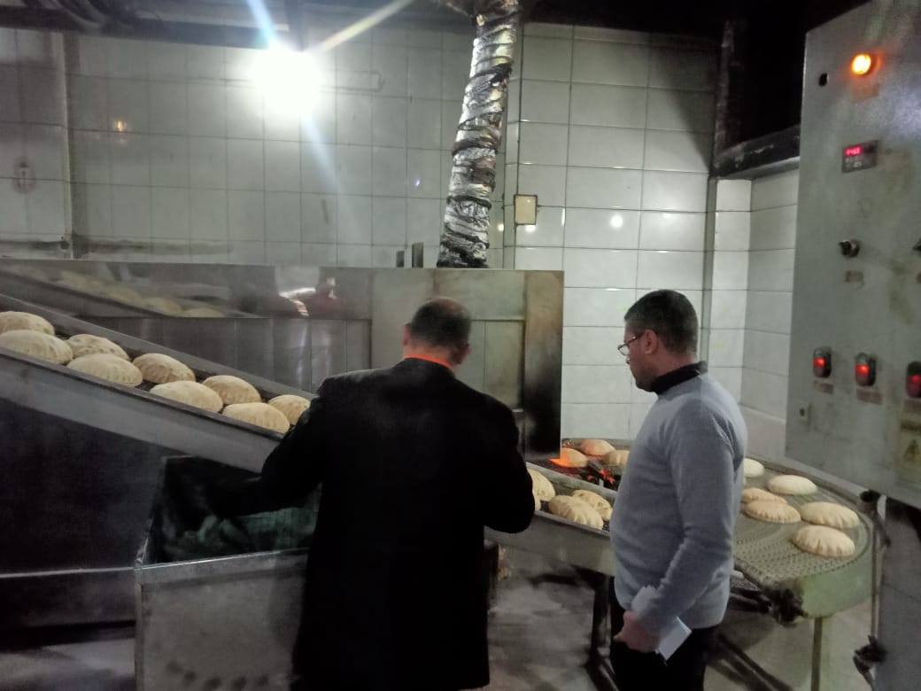 متابعة انتاج الخبز بالمخابز