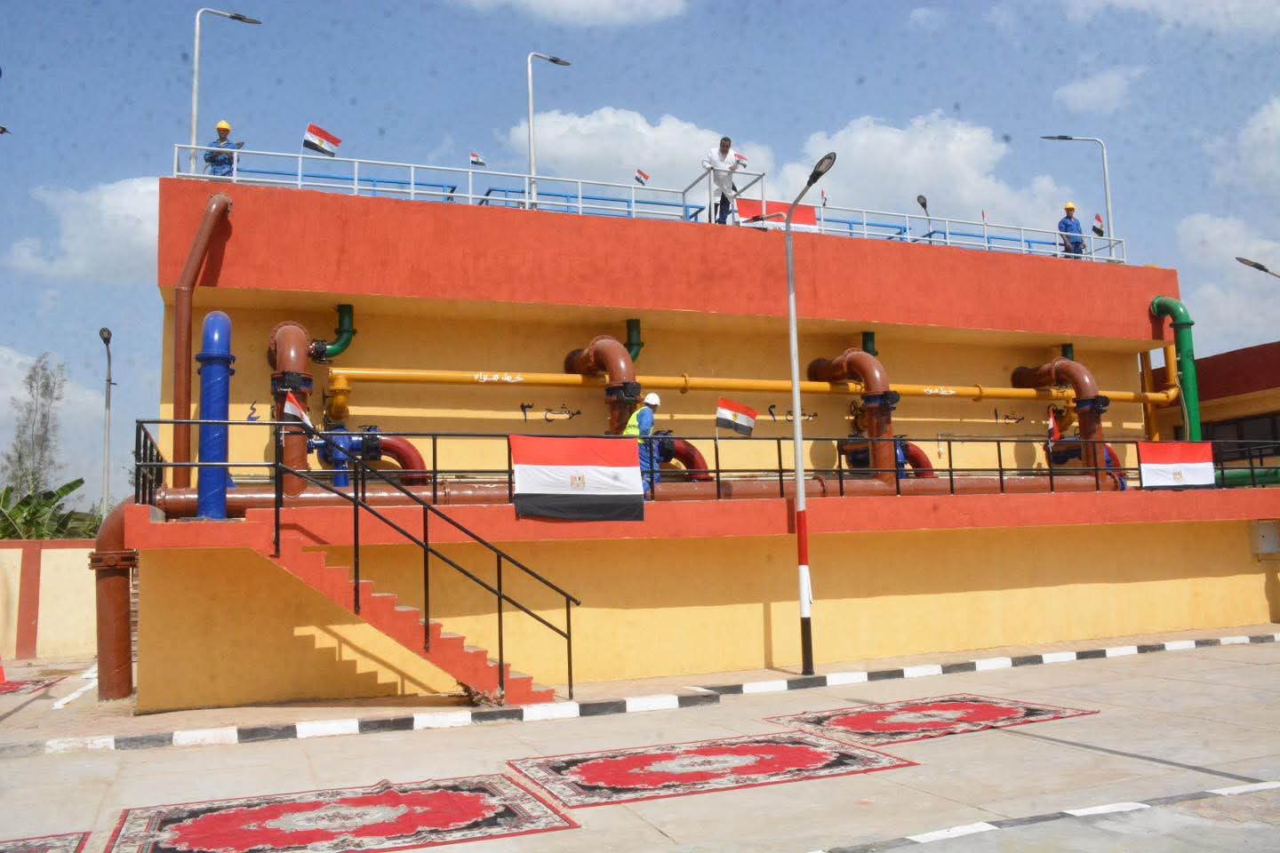 جانب من افتتاحات مشاريع محطات مياه جديدة بالغربية (4)