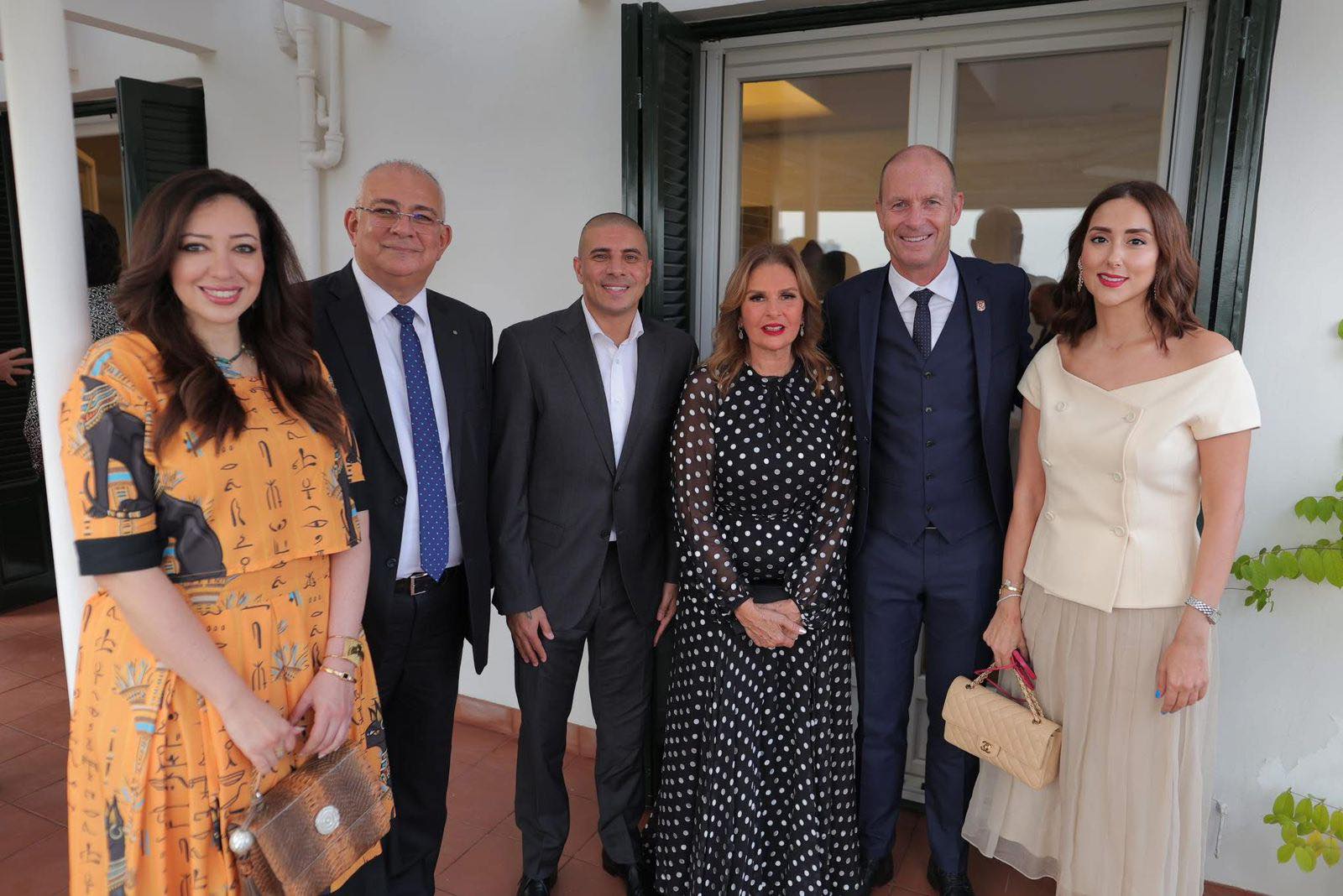 يسرا مع ثوروب وزيدان