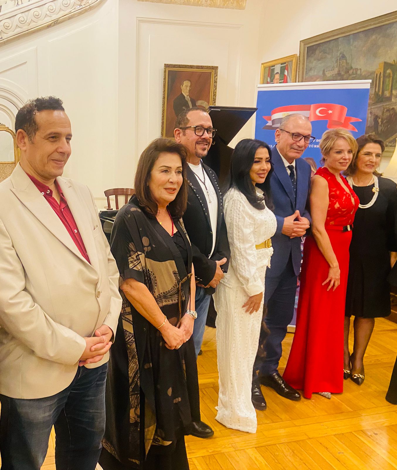 جانب من الاحتفالية بمقر إقامة السفير التركى  (4)