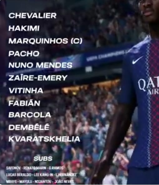 تشكيل باريس سان جيرمان