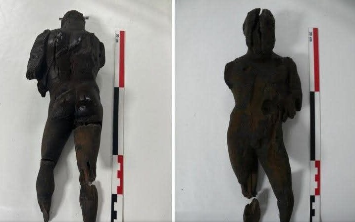 تمثال خشبى لهرقل